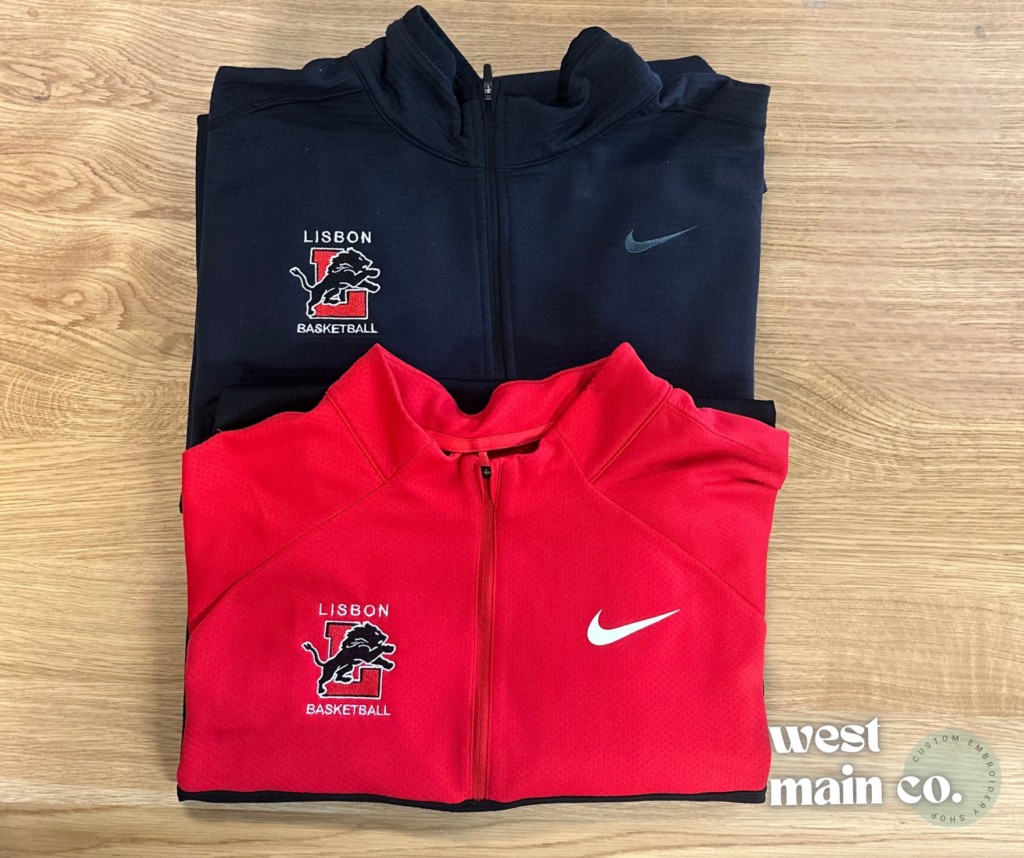 Promotional item embroidered apparel